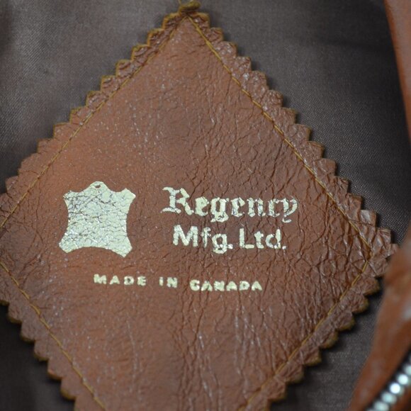 Women's Brown Leather Jacket - Picture 9 of 11